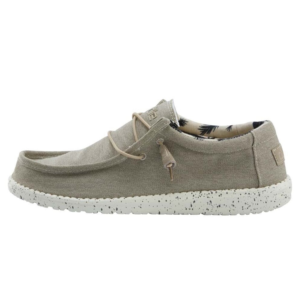 HEYDUDE Men's Wally Stretch Beige Size 11 - Men’s Shoes - Men's, Tan, Size 11
